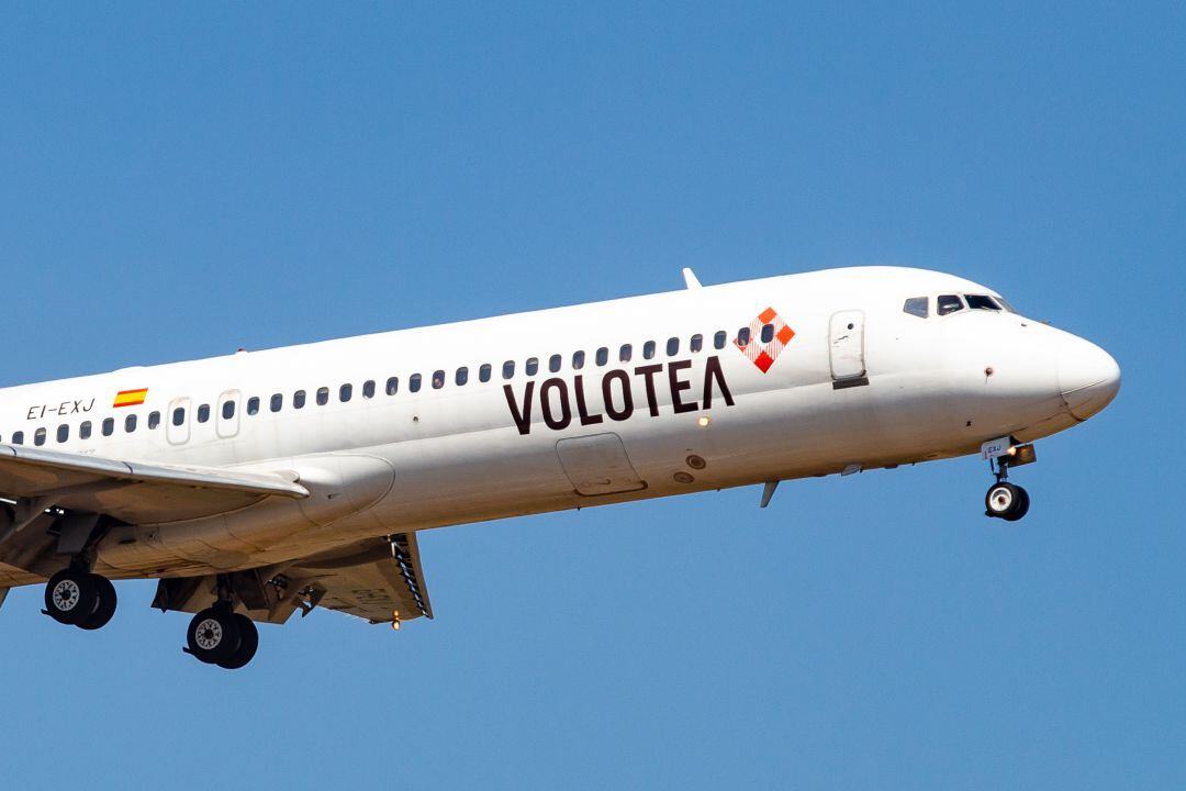 Un avión de Volotea.