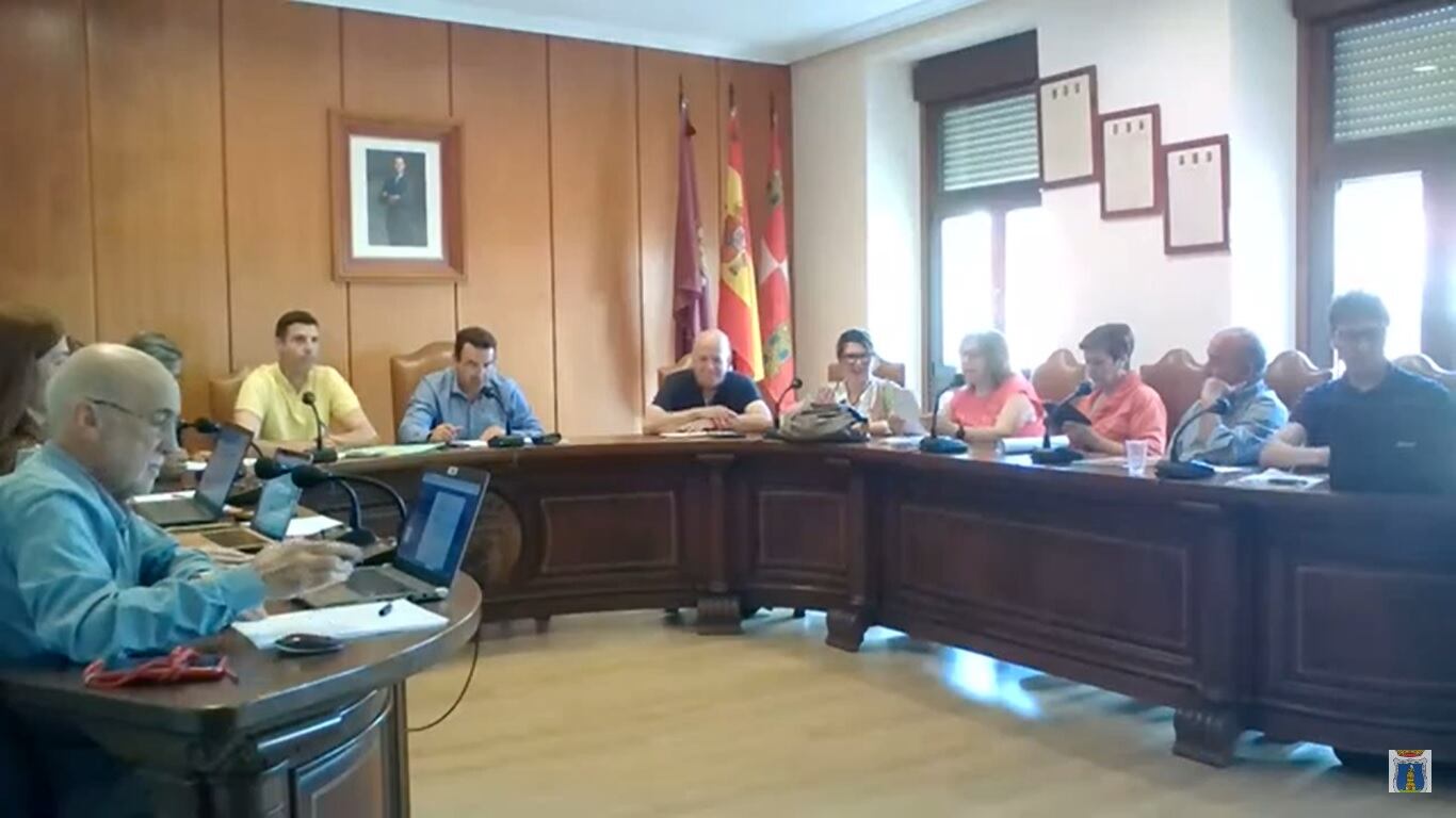 Imagen de la última sesión plenaria de la presente legislatura en el Ayuntamiento de Peñafiel