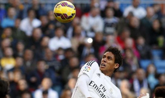 Varane, durante un partido del Real Madrid