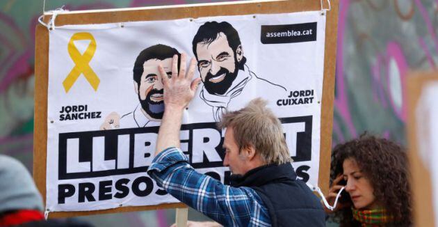 Manifestación en Berlín pidiendo la libertad de los &#039;Jordis&#039;