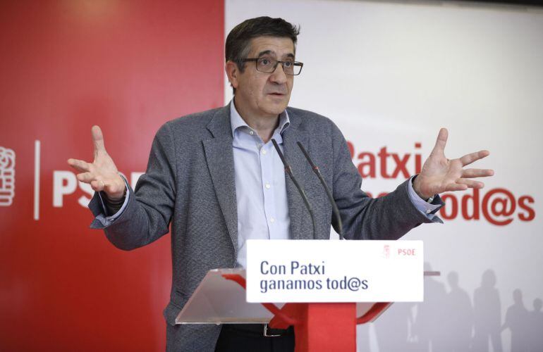 El exlehendakari y candidato a las primarias del PSOE, Patxi López.