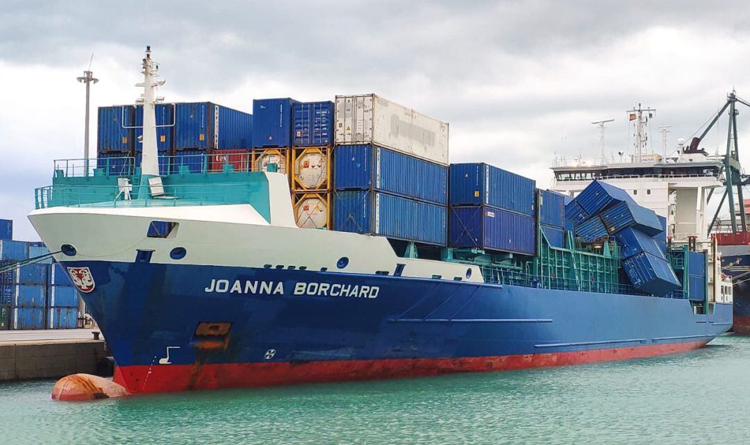 Buque Joanna Borchard en el Puerto de Castellón