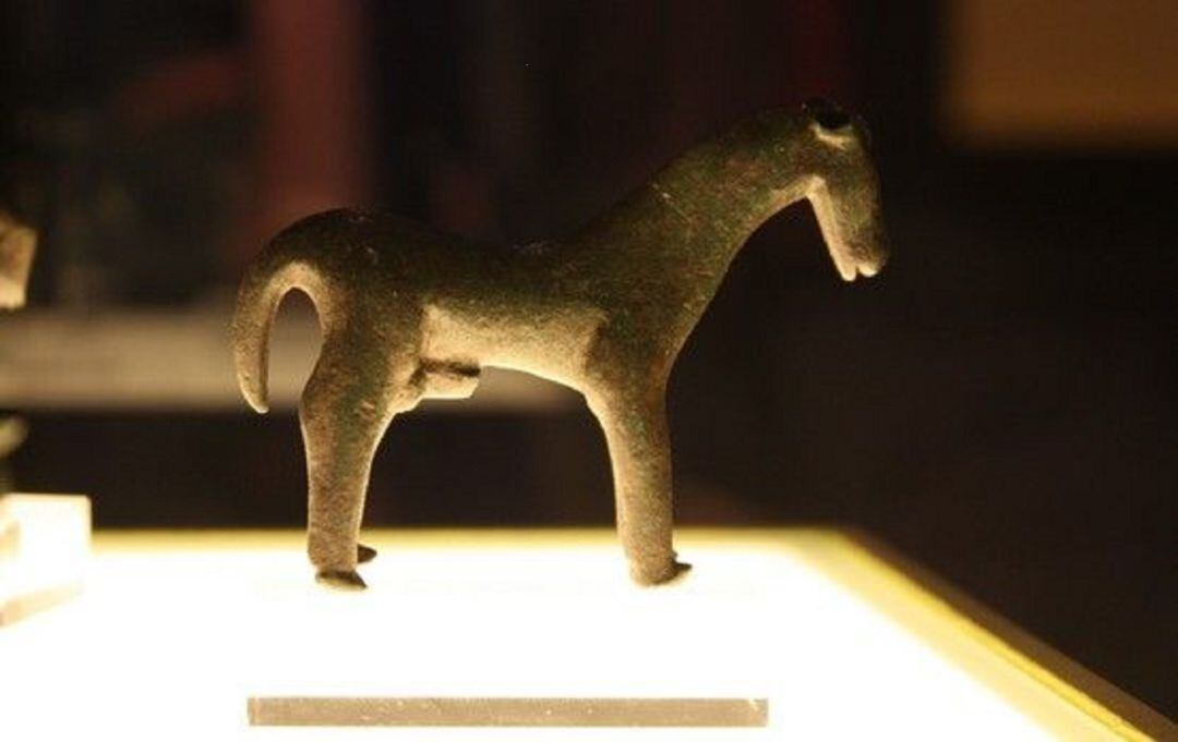 Pieza del museo. Colección de exvotos ibéricos de bronce