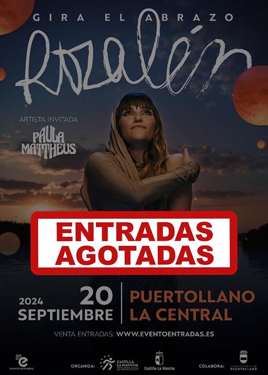 Cartel del concierto de Rozalén en Puertollano