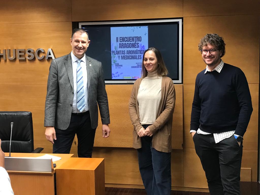 Sergio Serra, Juliana Navarro y Chema Paraled en la presentación del Encuentro