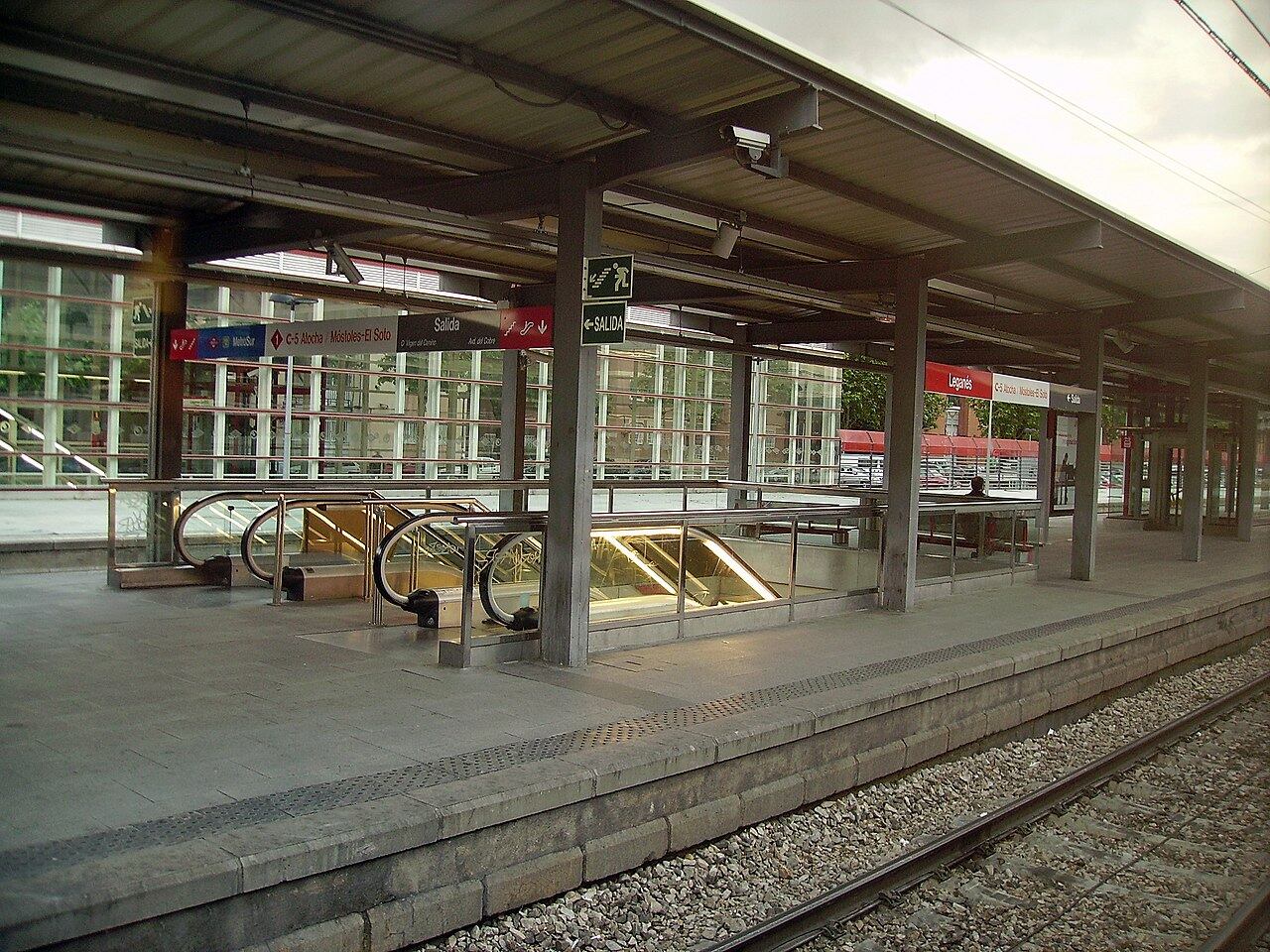 Imagen de la estación de Cercanías de Leganés