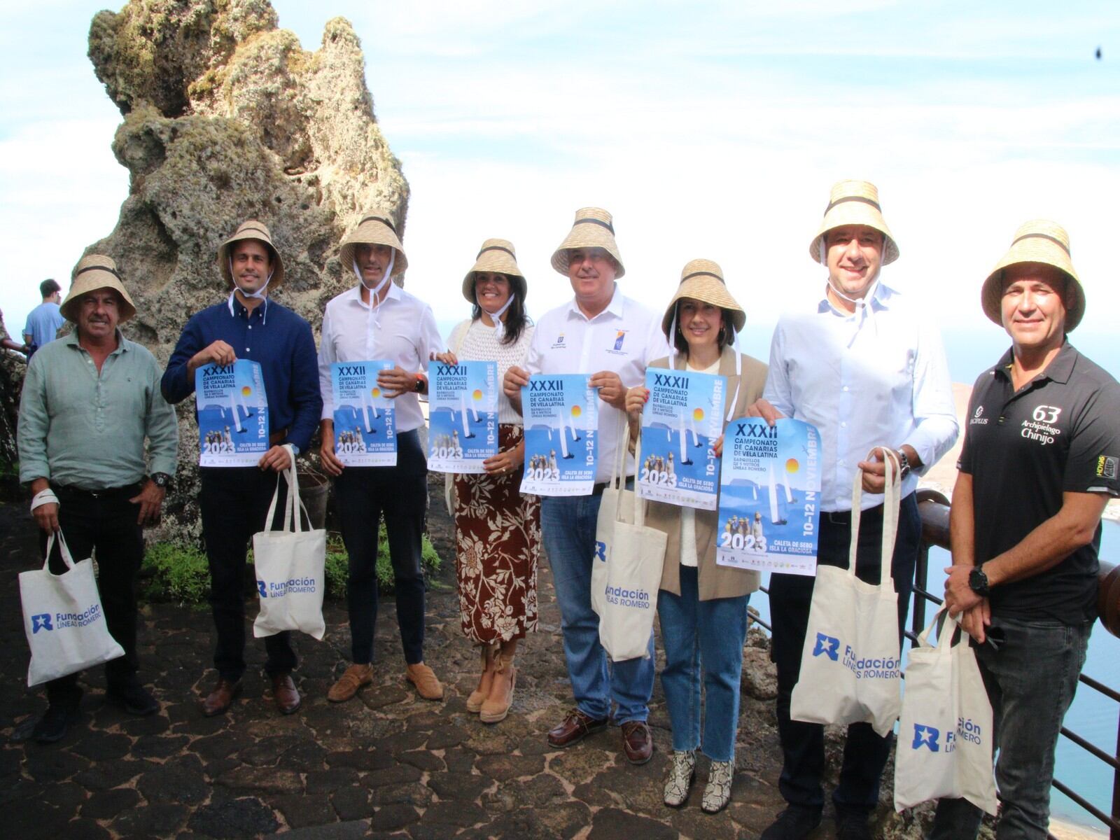 Asistentes a la presentación del Campeonato en el Mirador del Río.