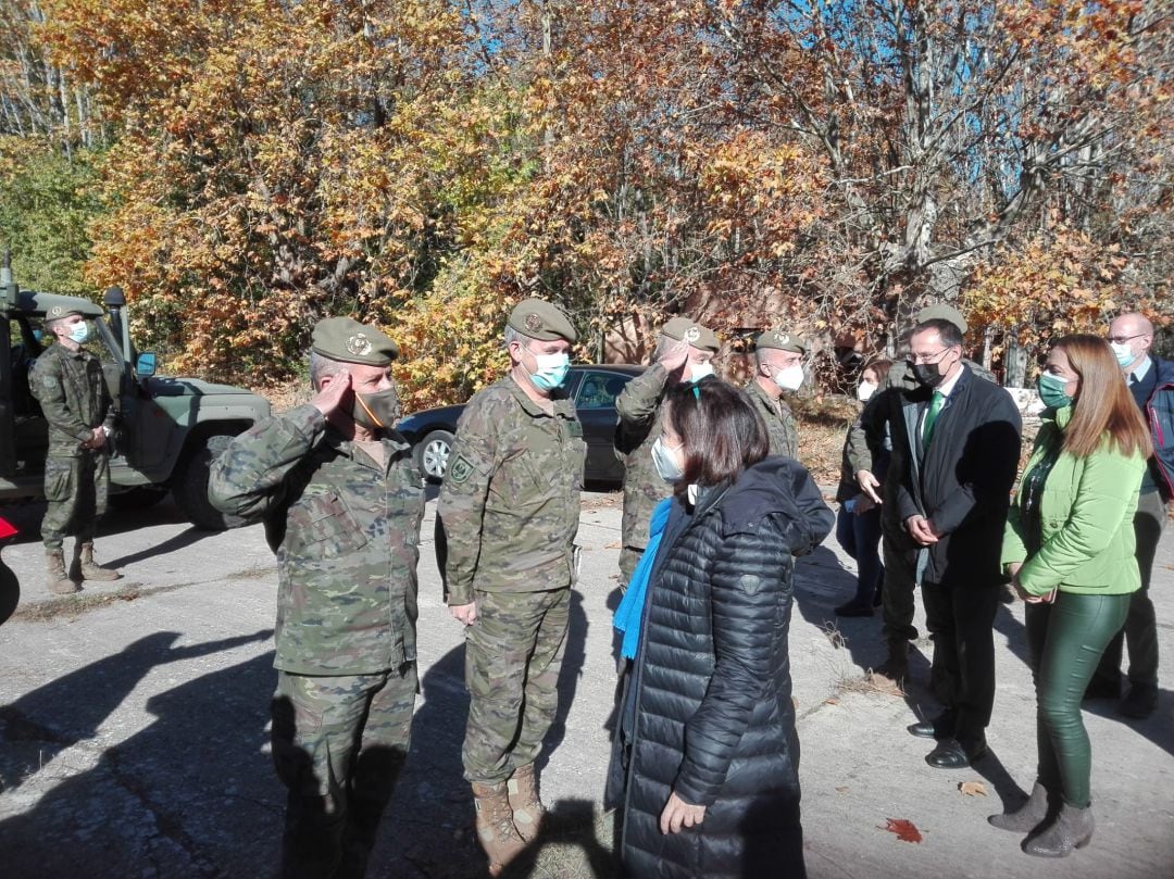  Visita de la Ministra de Defensa, Margarita Robles, a las instalaciones de Montelarreina