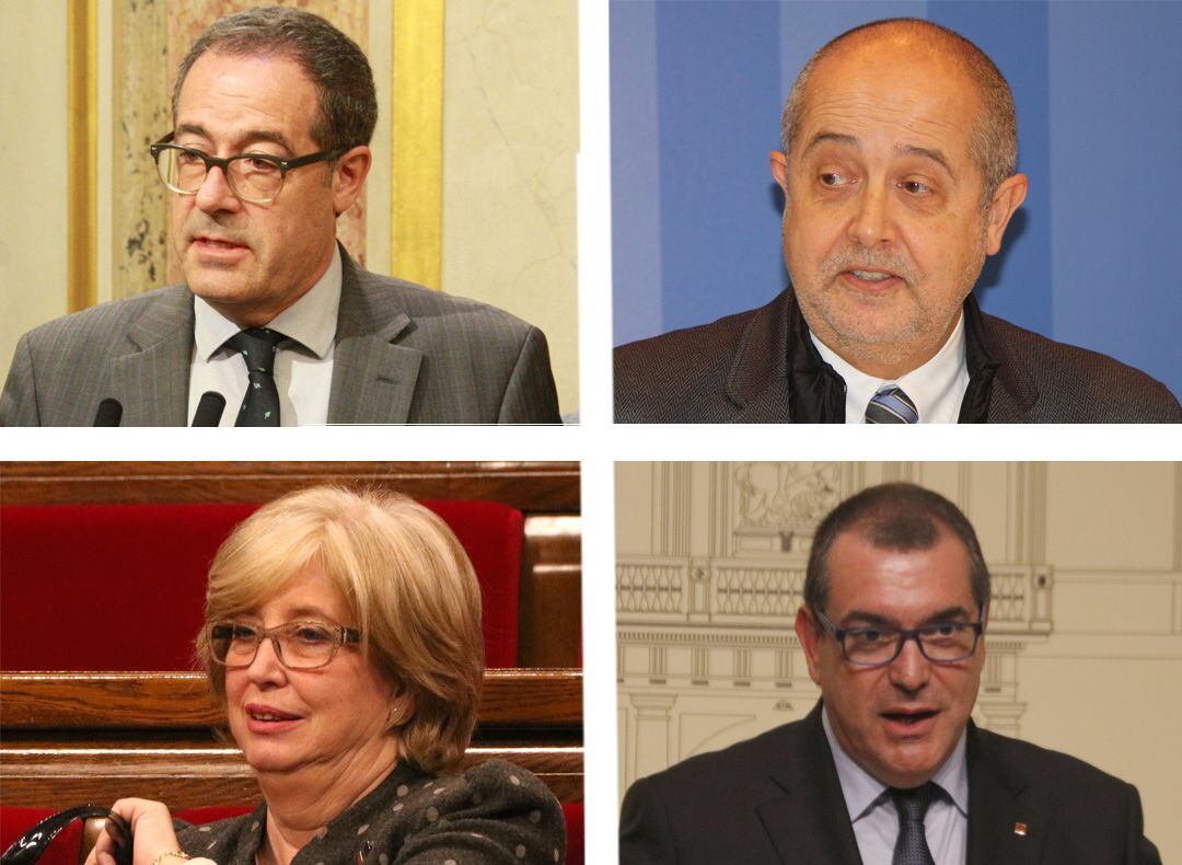 Pere Macias, Felip Puig, Irene Rigau i Jordi Jané