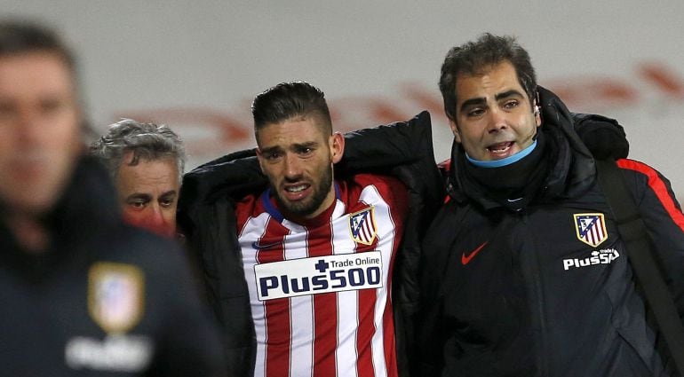 Carrasco se marcha lesionado de El Coliseum