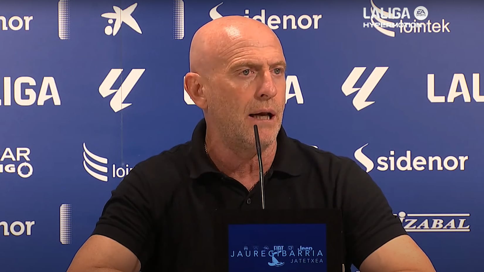 Julián Calero tras el Amorebieta-Cartagena