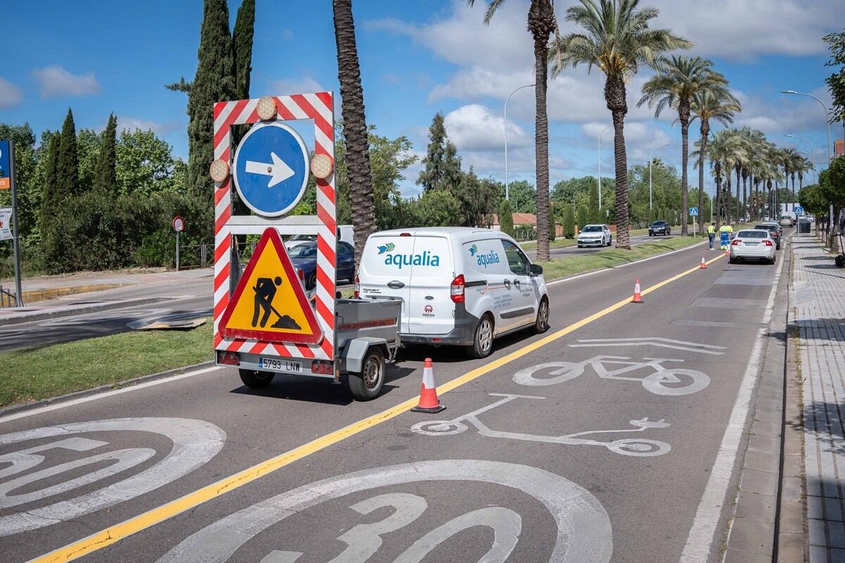 Corte en la avenida José Fernández López por obras