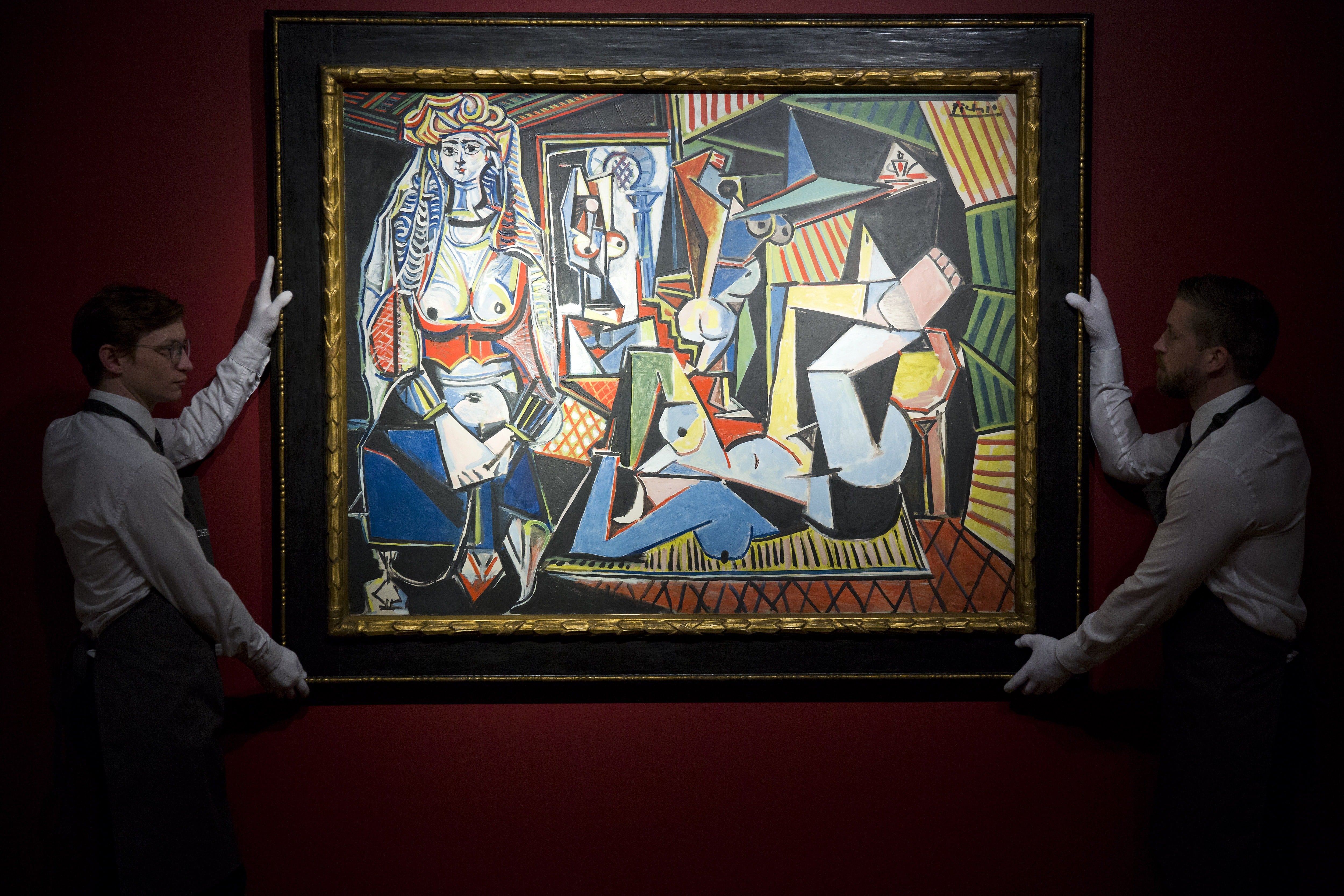 La obra de Pablo Picasso, Les femmes d&#039;Alger (Version &#039;O) fue vendida el 11 de mayo de 2015 por 179,36 millones de dólares subastada por Christie´s.