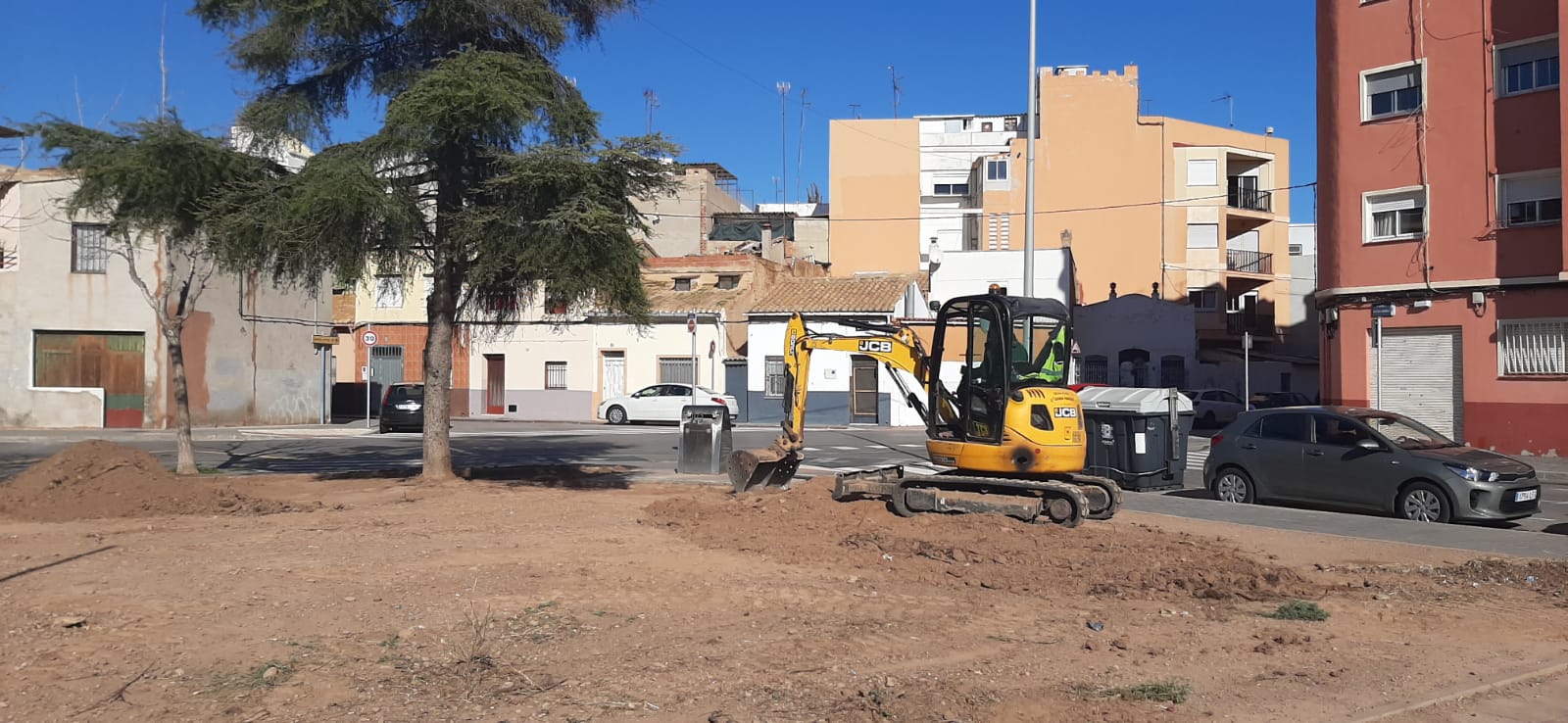 Obras en la Plaza l´Hereu