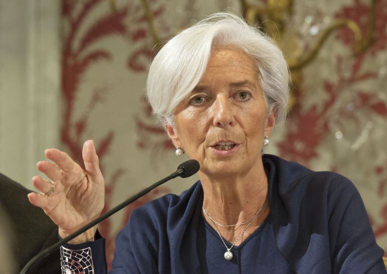 La directora general del Fondo Monetario Internacional (FMI), Christine Lagarde.