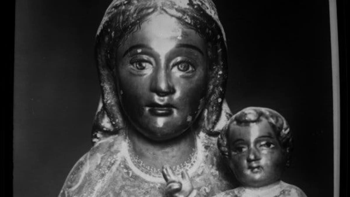 Rechazan declarar BIC a la Virgen de Sopetrán, cuya corona se sumergía en el Segura para pedir el fin de las riadas