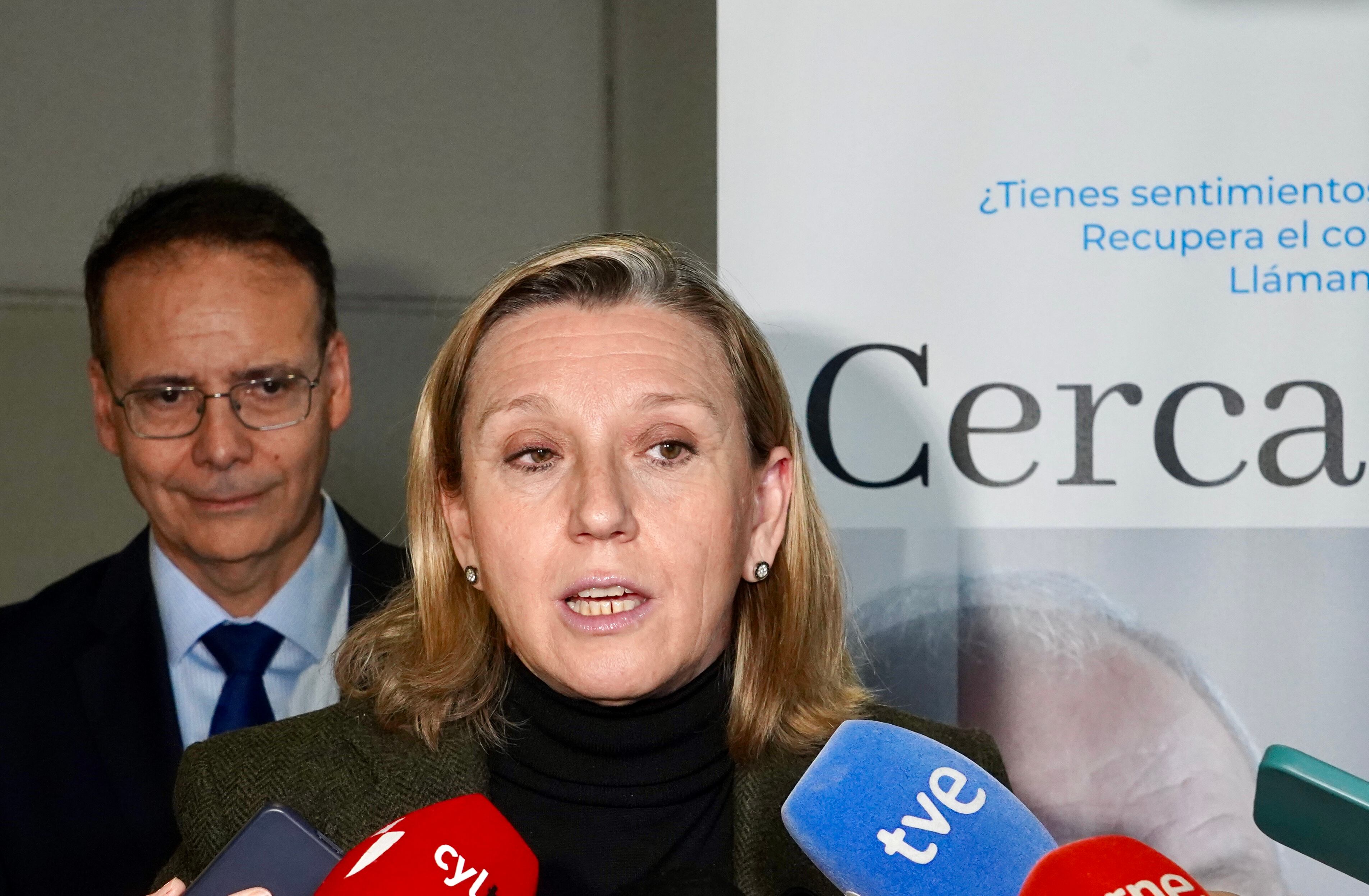 La vicepresidenta de la Junta de Castilla y León y consejera de Familia e Igualdad de Oportunidades, Isabel Blanco, inaugura la jornada sociosanitaria Senda Castilla y León ''''Miradas de la soledad''''.