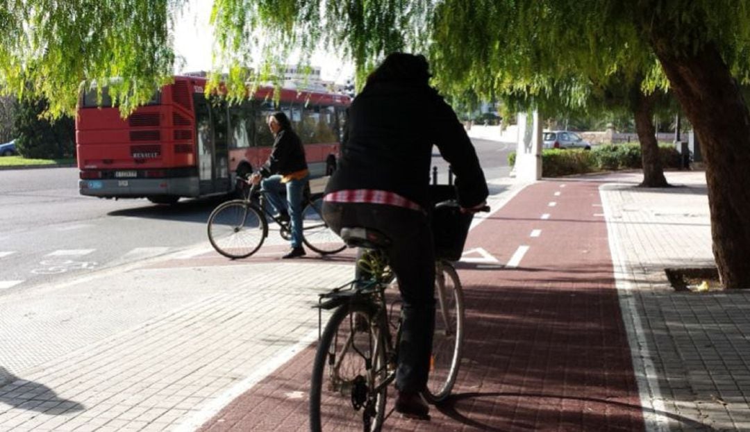 Carril bici en Valencia