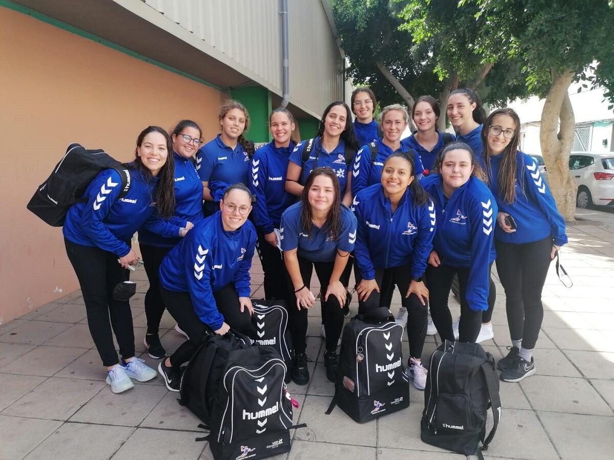 Las jugadoras del territorial del Puerto del Carmen en Gran Canaria