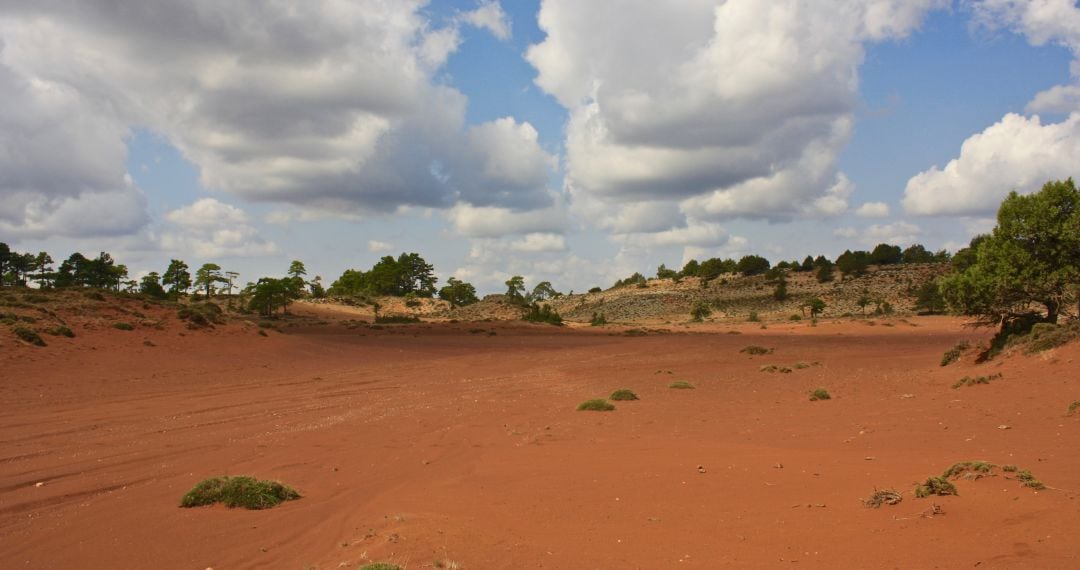 Las tierras &quot;colorás&quot; en la Serranía de Cuenca.