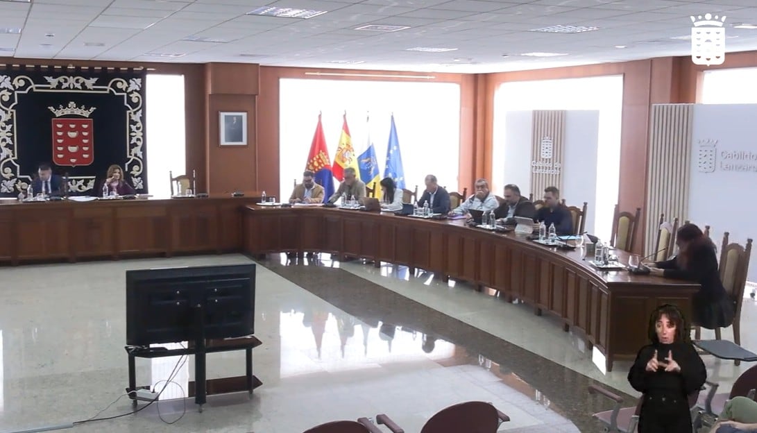 Pleno del Cabildo de Lanzarote.