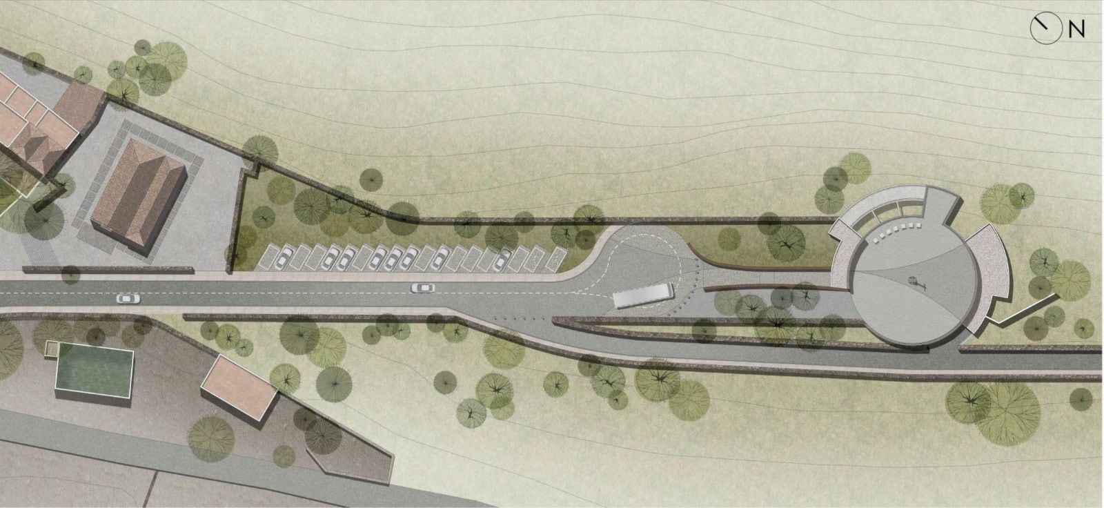 Plano del proyecto básico del mirador