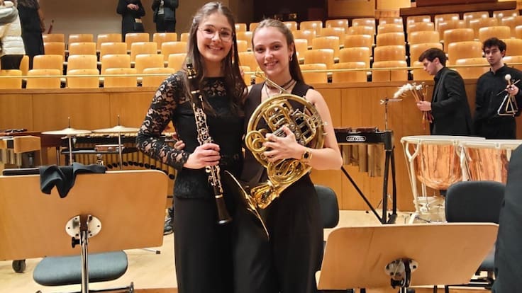 Dos jóvenes de Bocairent en la JONDE