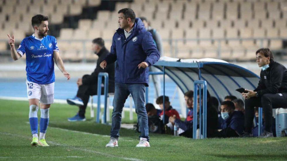 José Pérez Herrera durante el partido en Chapín
