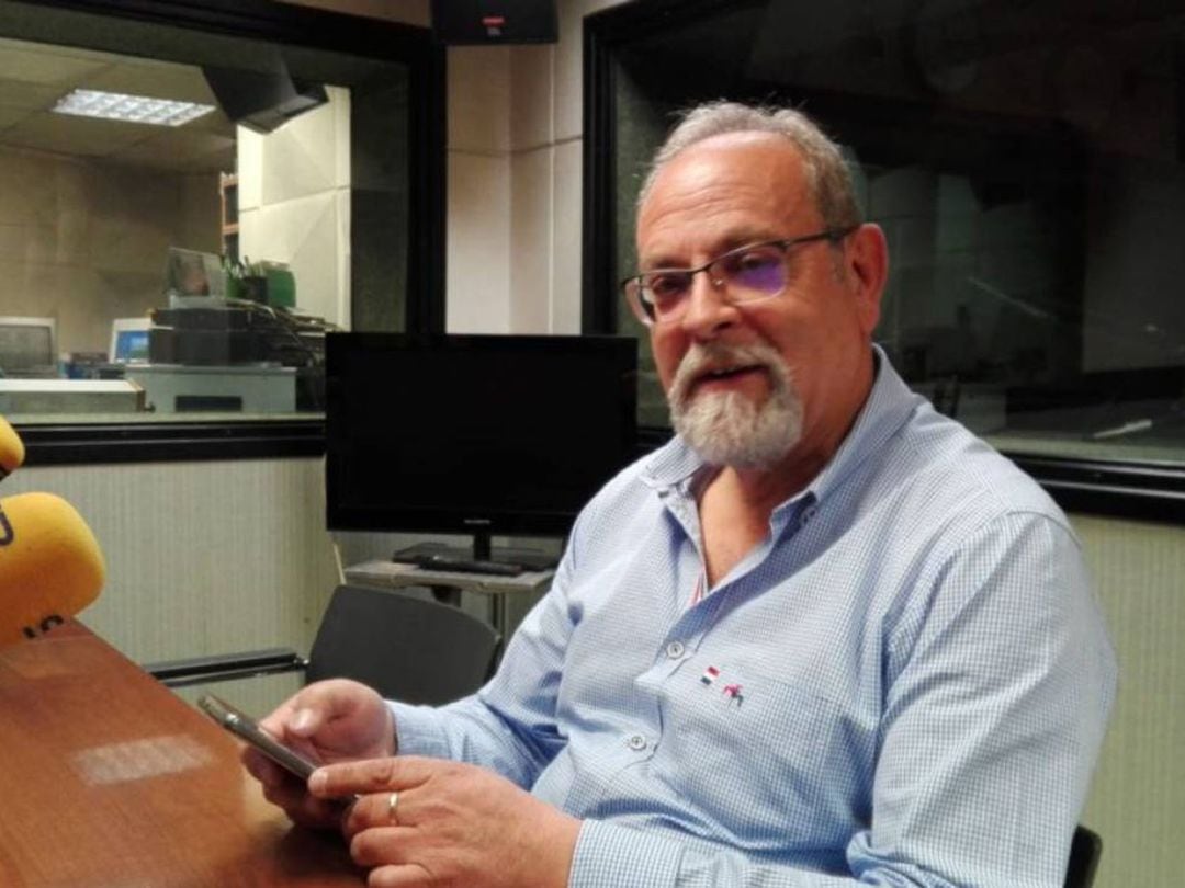 El alcalde de Benavente, José Mauel Pilo, en los estudios de Radio Zamora