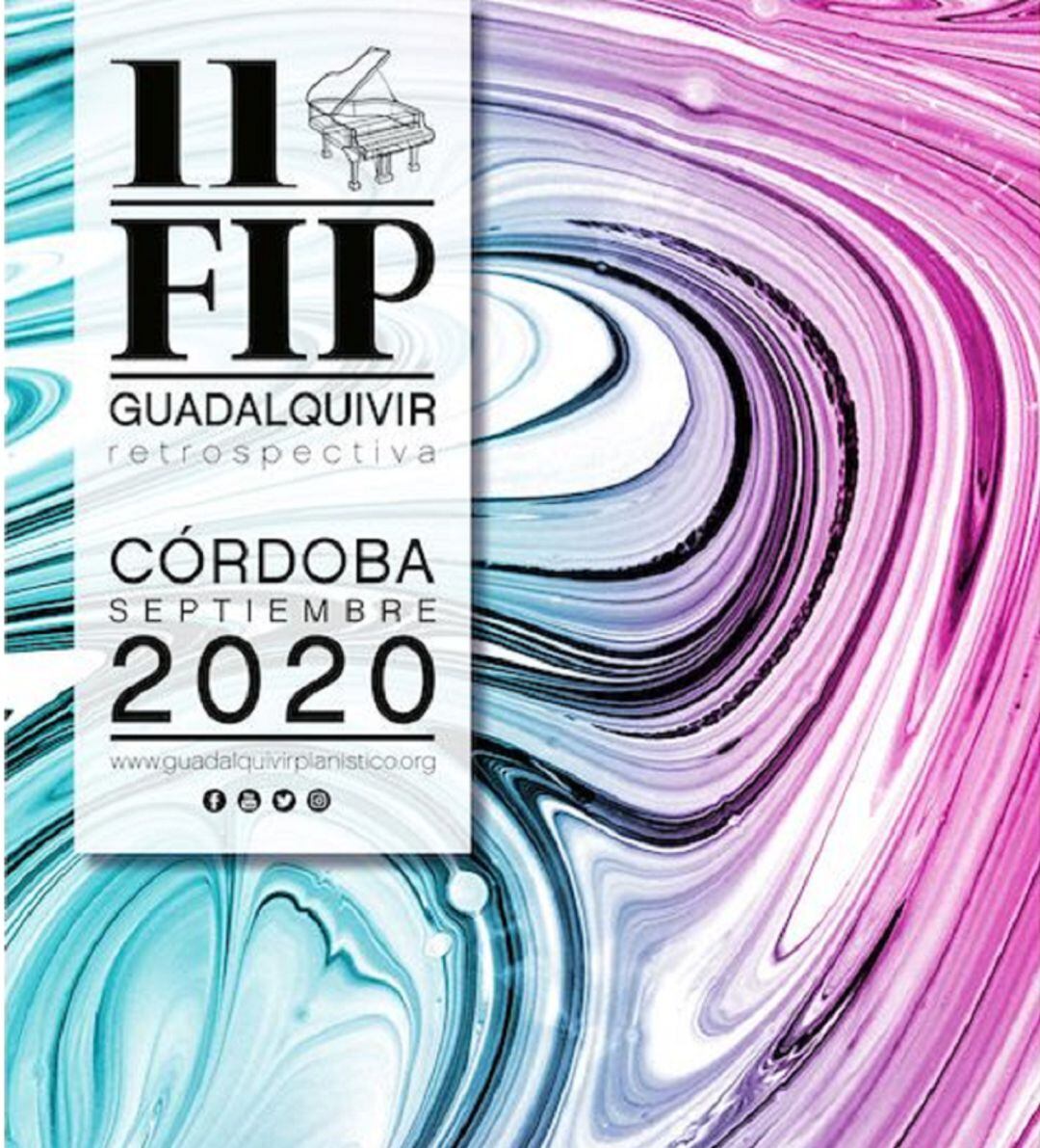 Cartel del IX Festival Internacional de Piano Guadalquivir