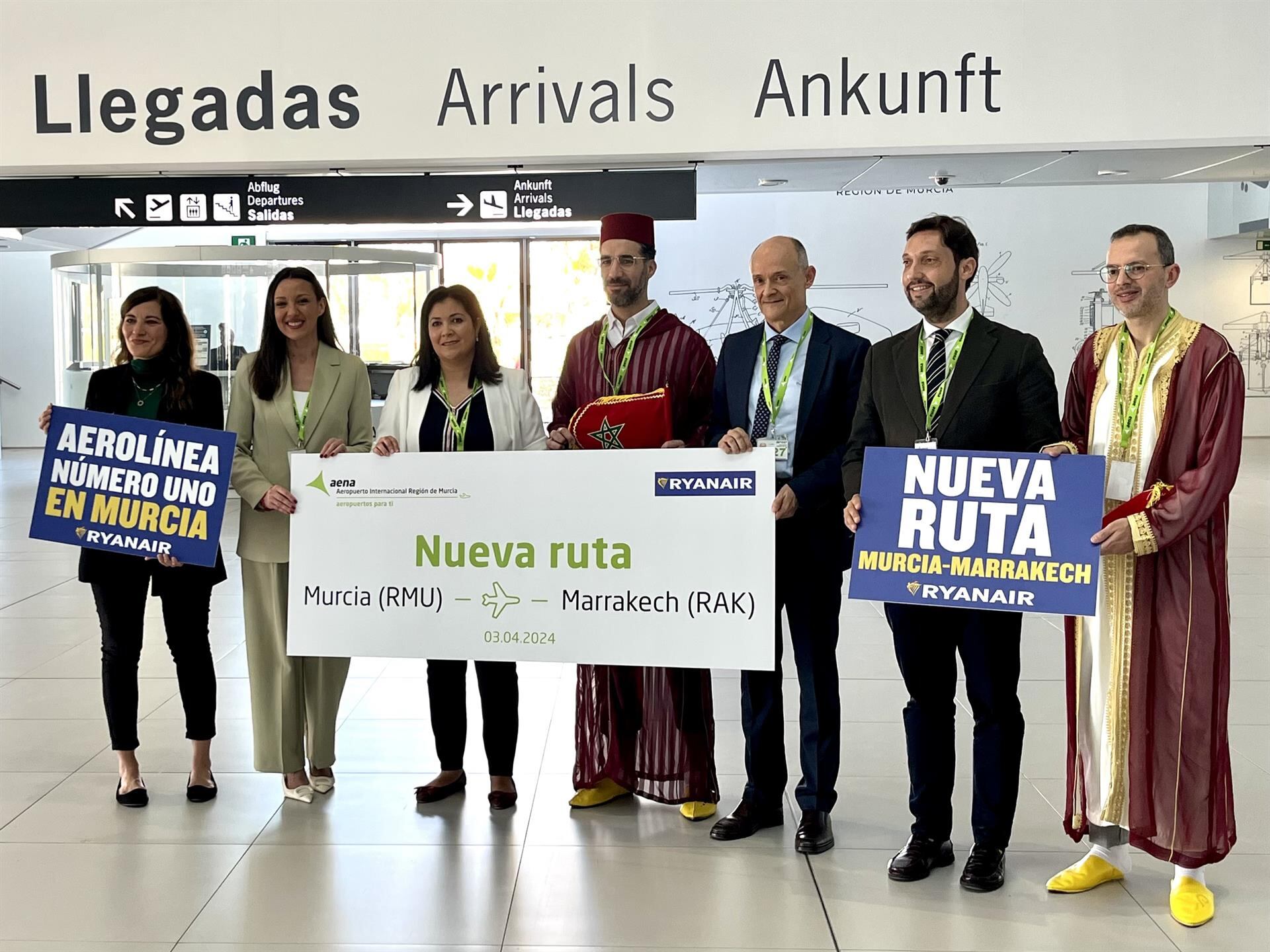 La Región de Murcia estrena una nueva ruta aérea con Marrakech con dos vuelos semanales directos