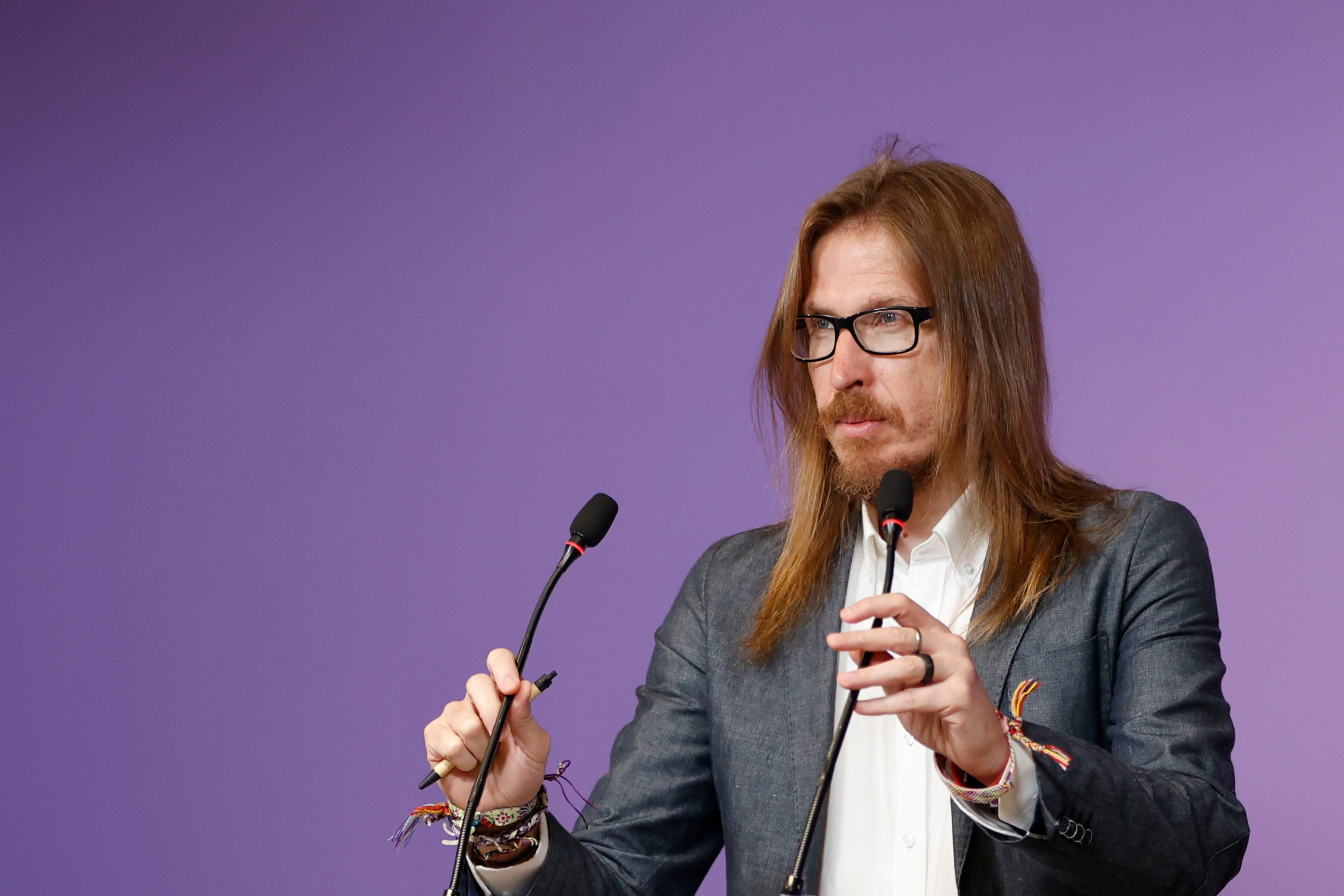 Imagen de archivo. El procurador en las Cortes, secretario de Organización y portavoz de Podemos, Pablo Fernández  EFE/ Mario Moron