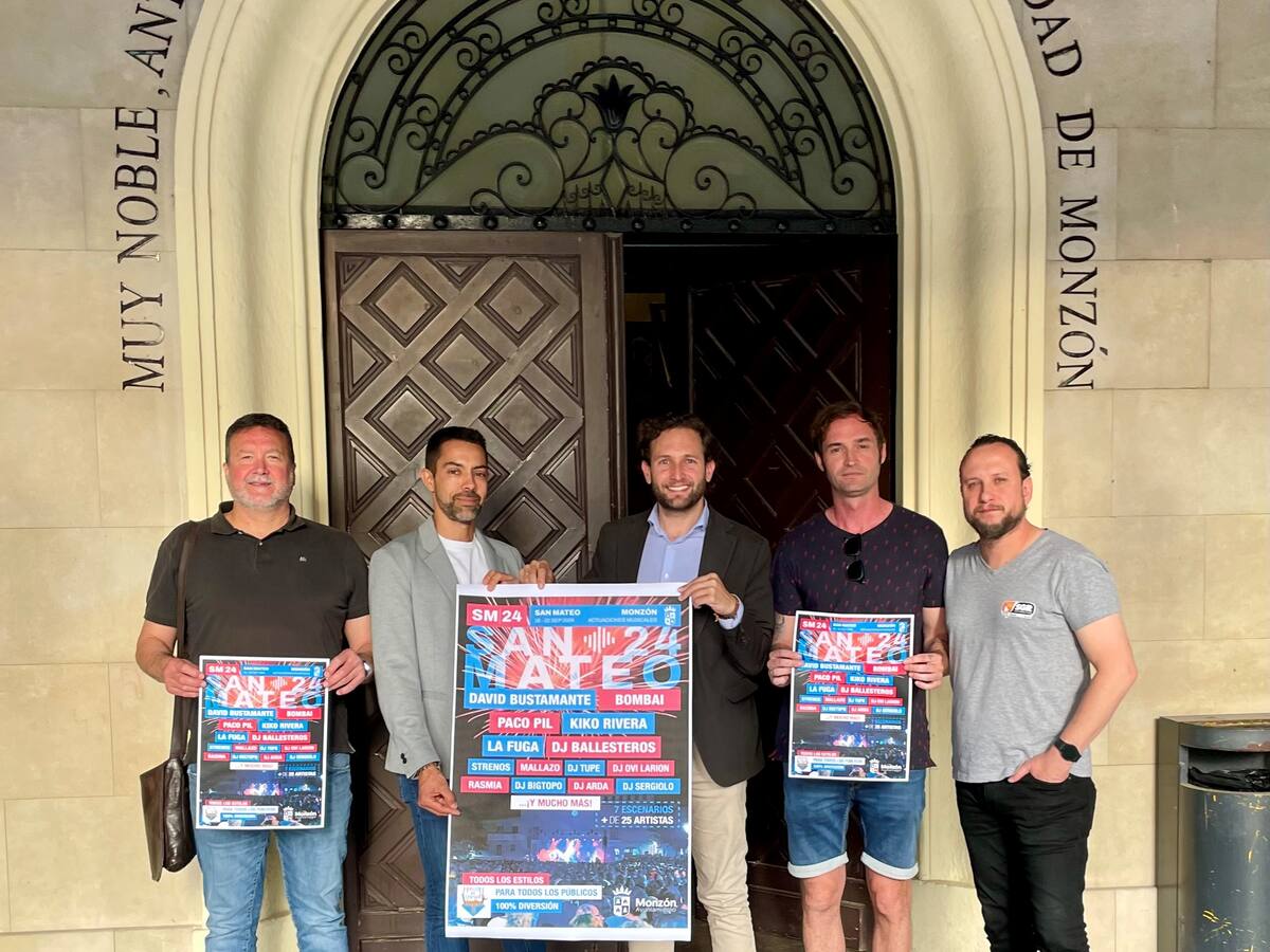 David Bustamante, La Fuga y Bombai encabezan el cartel de San Mateo