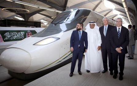 Fotografía faciltiada por AVE Haramain del primer viaje comercial del AVE a la Meca