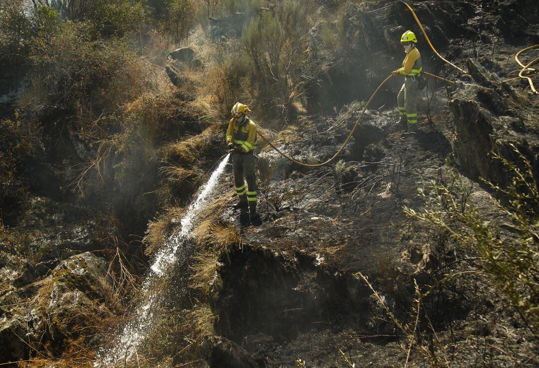 Imagen de archivo de un incendio en Salamanca