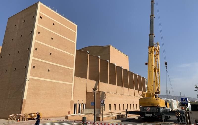 Comienzan las obras de mejora de eficiencia energética en el Auditorio Maestro Padilla.