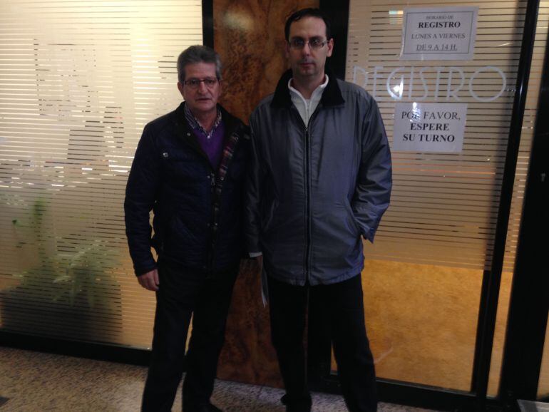 Miguel Ángel García (izquierda) y Sergio de los Bueis 