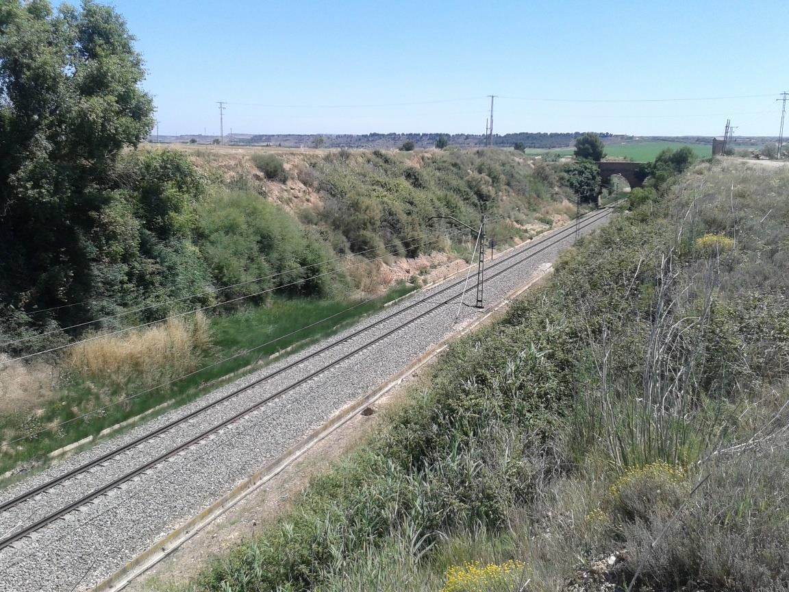 Infraestructura ferroviaria en Tardienta