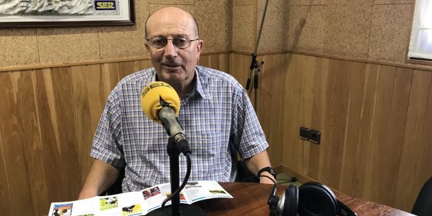 Juanjo Pérez en el estudio de SER Cuenca.