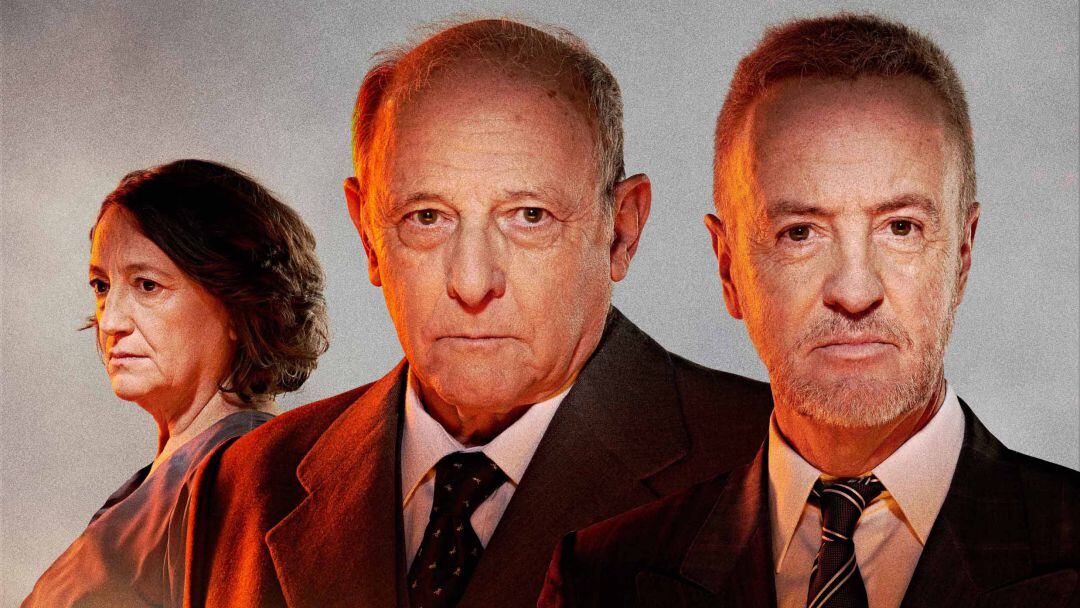 Cartel de la obra Copenhague con Emilio Gutiérrez Caba y Carlos Hipólito