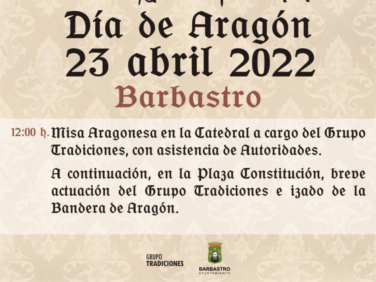 Barbastro celebra la festividad de San Jorge