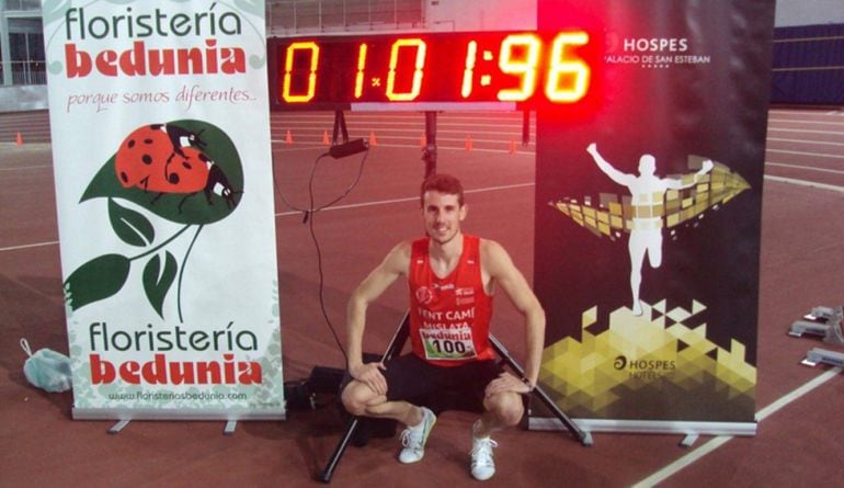 El atleta charro logró el objetivo del nuevo récord