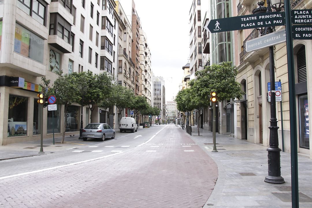 Confinamiento en Castelló. Imagen de archivo
