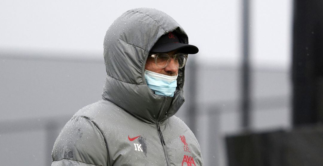 Jürgen Klopp, durante un entrenamiento del Liverpool