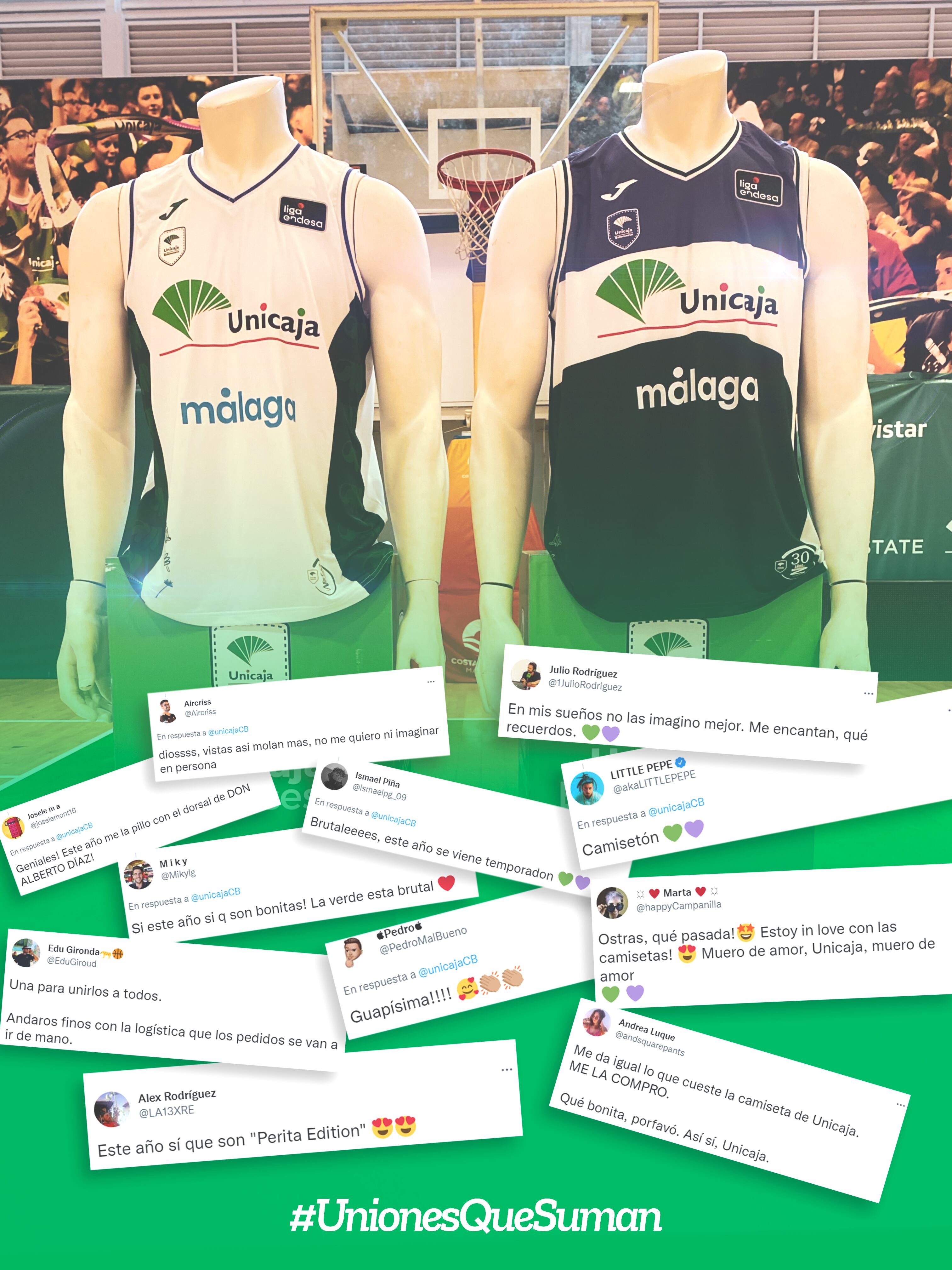 Las nuevas equipaciones del Unicaja para la próxima temporada