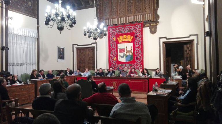 Votación en el Ayuntamiento de Zamora del Presupuesto para 2018