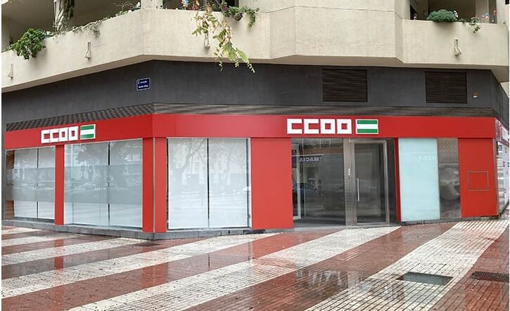 Nueva sede de CCOO en Marbella