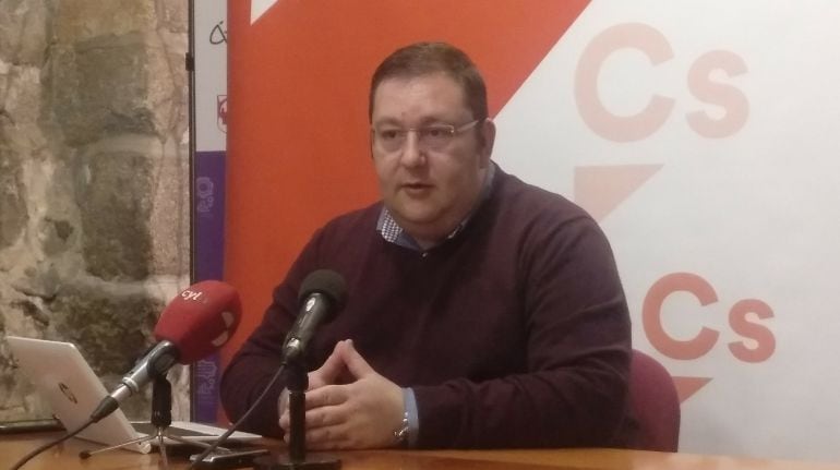 Marco Antonio Serrano, portavoz de Ciudadanos en el Ayuntamiento de Ávila