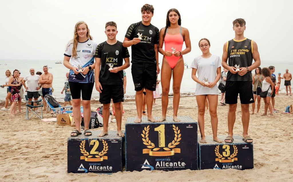 Mario, en el pódium