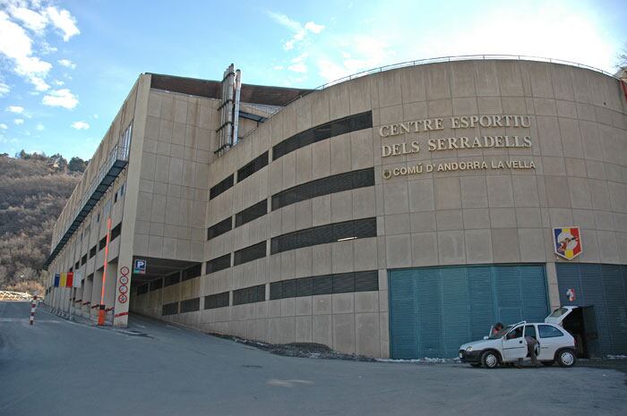 El centre esportiu dels Serradells.